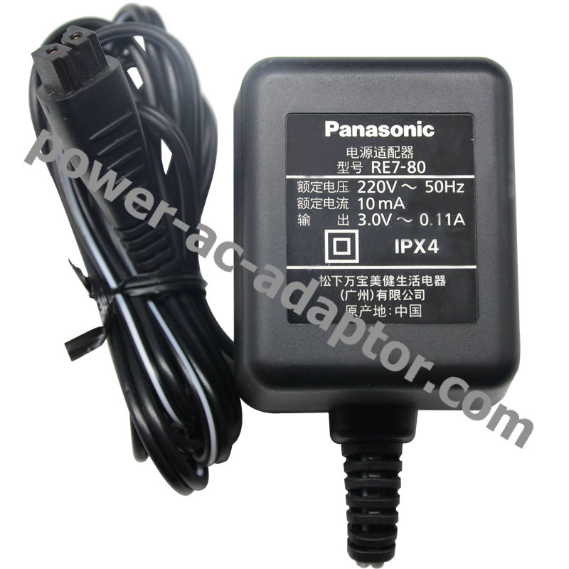 Original 10MA 3.0V 0.11A Panasonic ES-FRT2 SL33 WSL3D AC Adapter